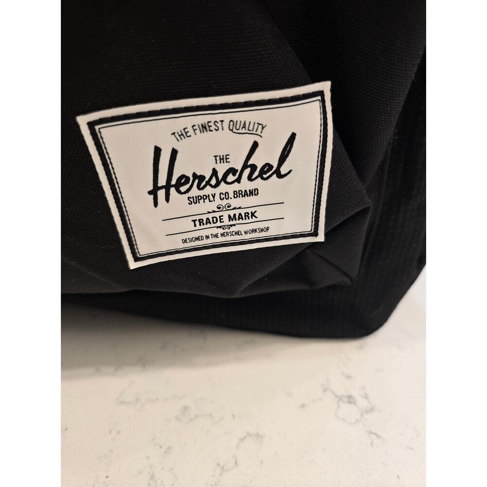 Herschel Supply Co Classic Backpack Black Unisex School Laptop Travel Bag - Picture 2 of 6